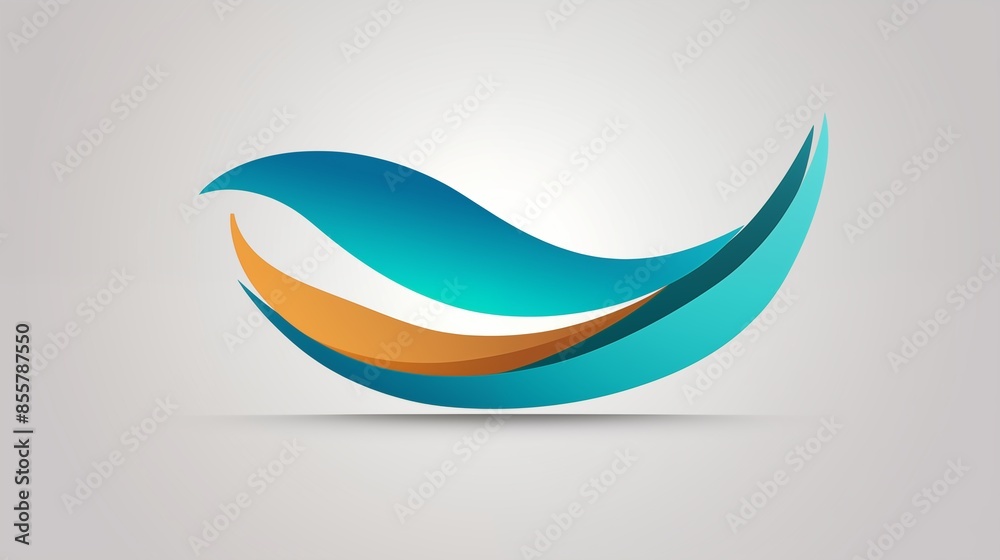 Abstract Wave Design: Modern and Stylish Fluid Graphic Logo Abstract Wave Design: Modern and Stylish Fluid Graphic Logo