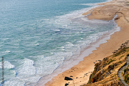 waves on the beach