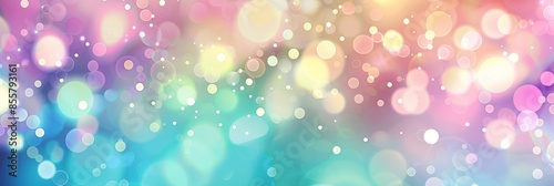 Abstract Colorful Bokeh Background