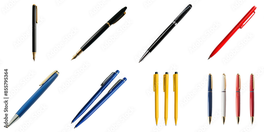 Pen transparent sample mockup isolated png with no background. Pen transparent sample mockup isolated png with no background.