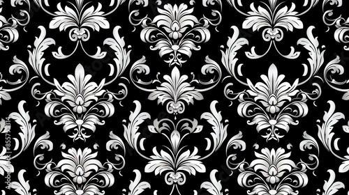 Black and white pattern wallpaper © pixelwallpaper