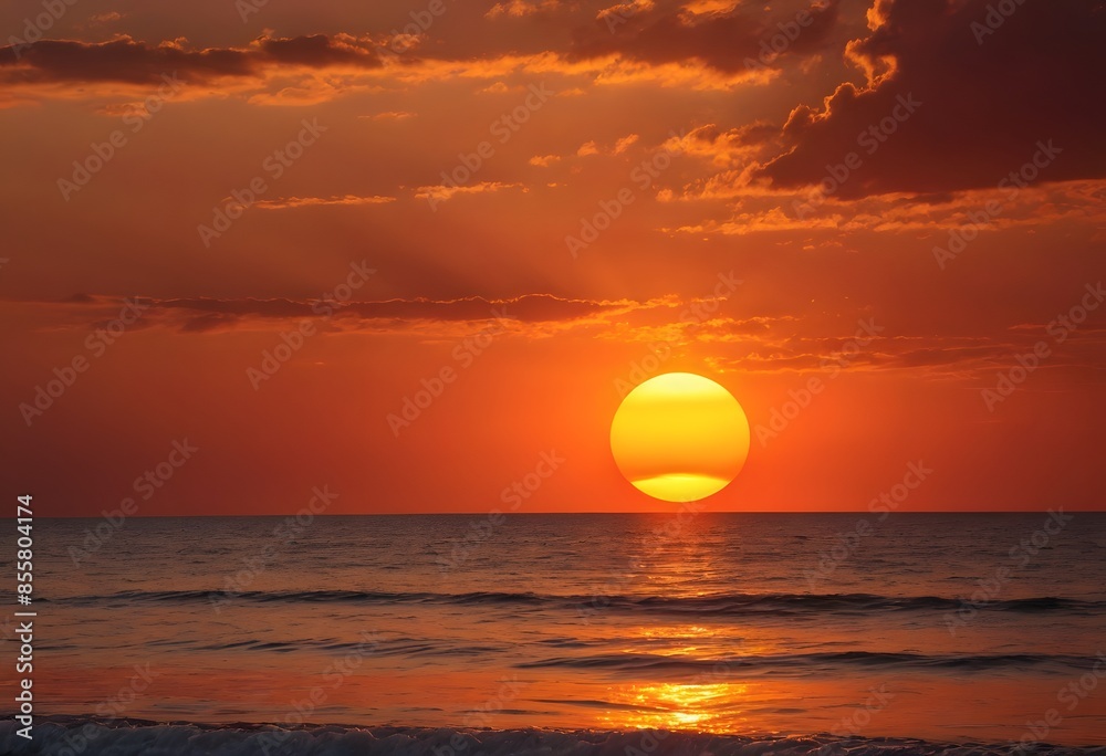 Sunset Over the Ocean Sunset Over the Ocean