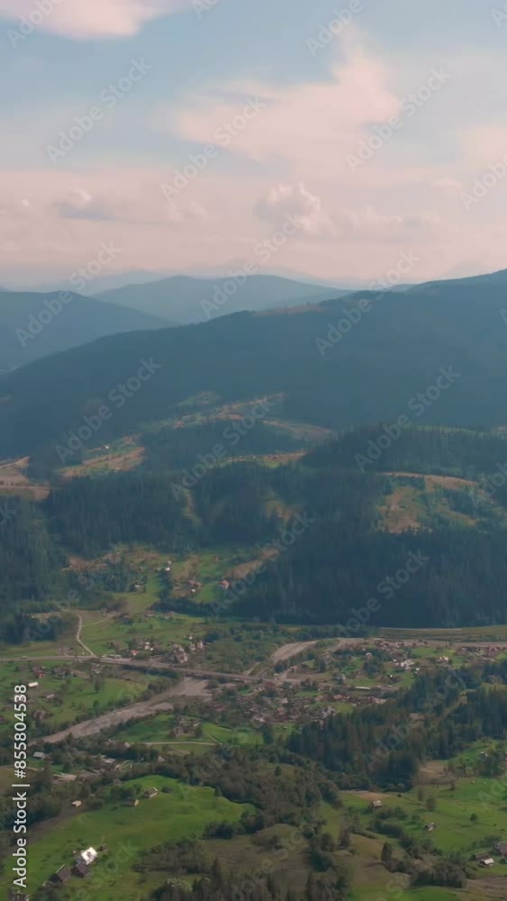 Fantastic view of mountain during summer Fantastic view of mountain during summer