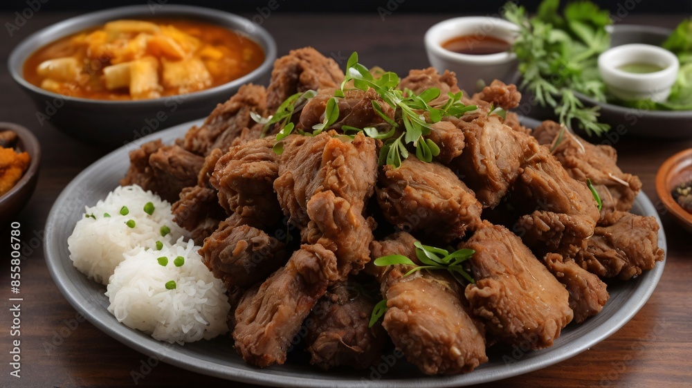 grilled chicken wings and leg pieces on white plate, served with ketchup and mayonnaise grilled chicken wings and leg pieces on white plate, served with ketchup and mayonnaise