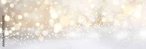 Abstract Golden Bokeh Background