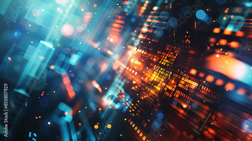 Wallpaper Mural abstract technology background Torontodigital.ca