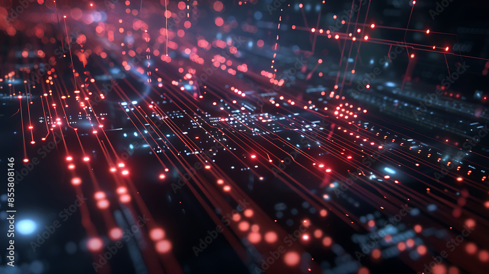 Obraz premium abstract technology background