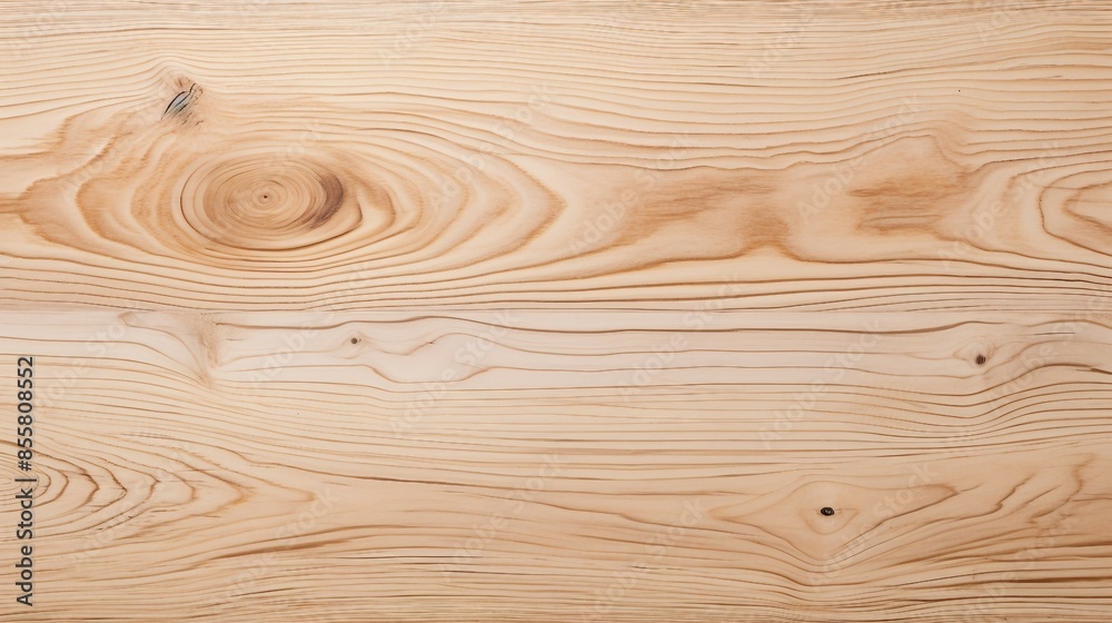 Light Wooden Surface With Natural Grain Patterns And Knots, Perfect For Rustic And Minimalist Designs. Generative AI