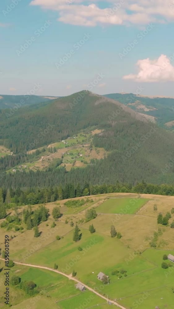 Fantastic view of mountain during summer Fantastic view of mountain during summer