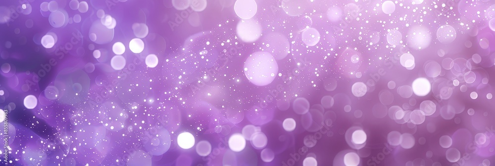 Purple Bokeh Background with White Spots Purple Bokeh Background with White Spots