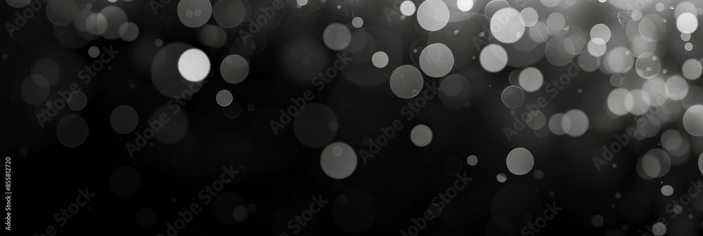 Abstract Black and White Bokeh Background Abstract Black and White Bokeh Background