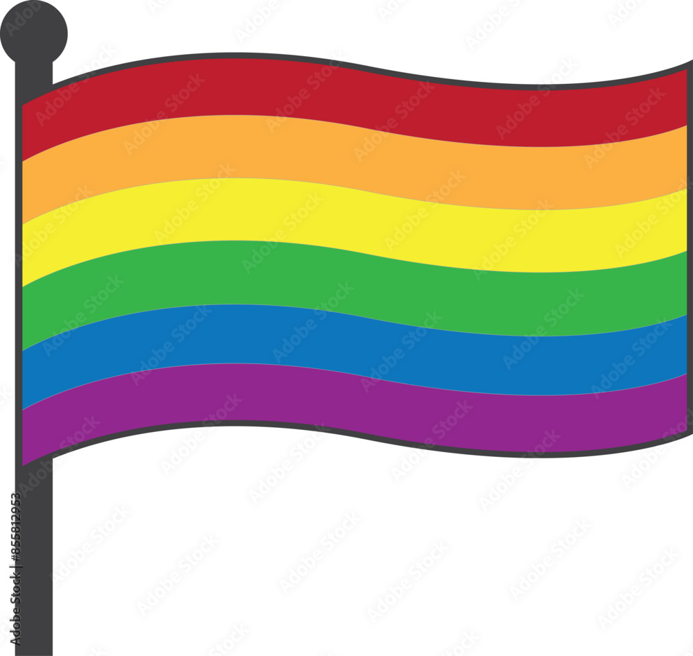 Rainbow flag icon Rainbow flag icon