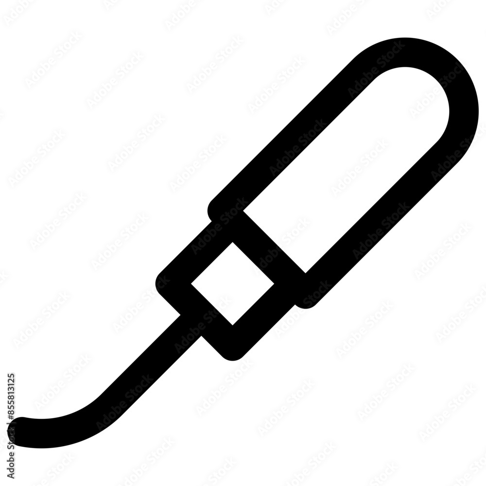 Tampon. Editable stroke vector icon. Tampon. Editable stroke vector icon.