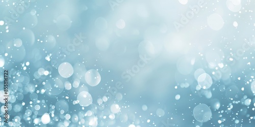 Abstract Blue Bokeh Background