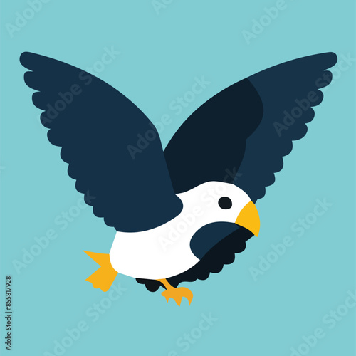 uccelli bird stile icona vettoriale 