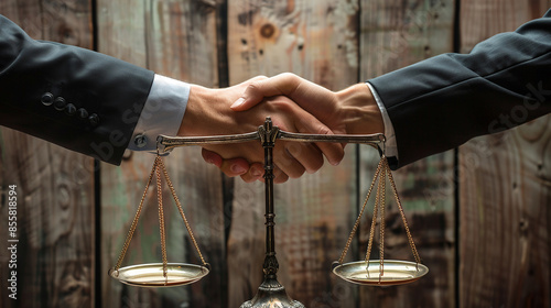 Business ethics and integrity are emphasized through images of professionals making principled decisions and acting with honesty.