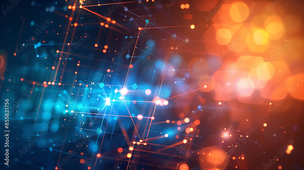 Obraz premium technology background