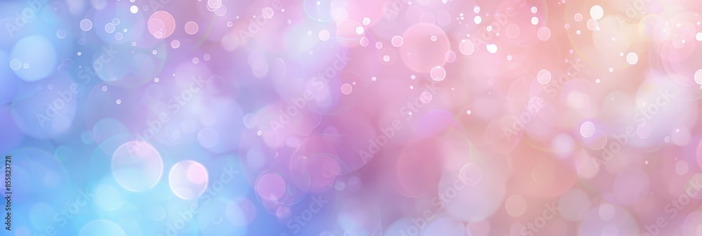 Abstract Blurred Background with Pastel Colors and Bokeh Lights Abstract Blurred Background with Pastel Colors and Bokeh Lights