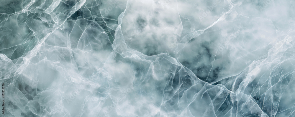 Closeup of an ice surface with intricate patterns and textures. Light blue background backdrop Closeup of an ice surface with intricate patterns and textures. Light blue background backdrop