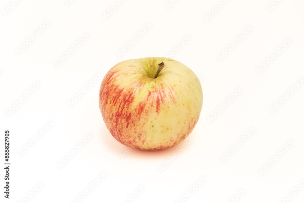 Red ripe apple isolated on a white background Red ripe apple isolated on a white background