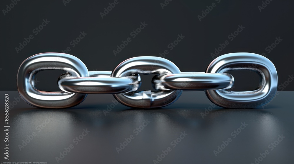 chain link on white background chain link on white background