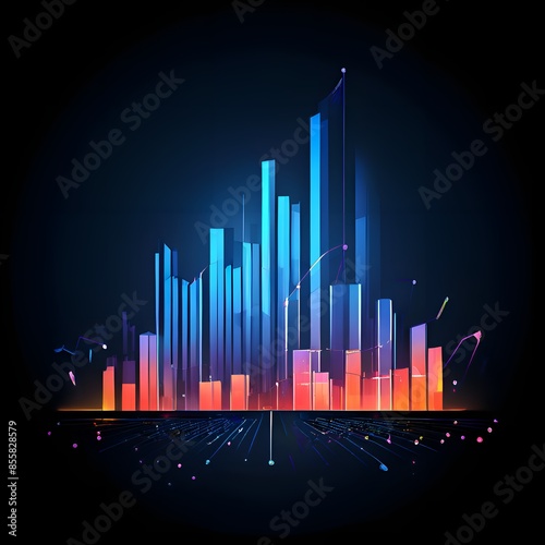 graph with arrow