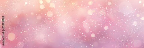 Abstract Pink Background with Glittering Lights