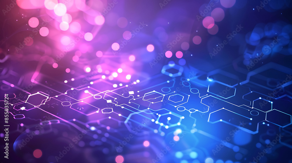 Obraz premium technology and business background