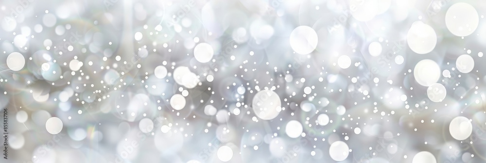 Abstract Silver Bokeh Background Abstract Silver Bokeh Background
