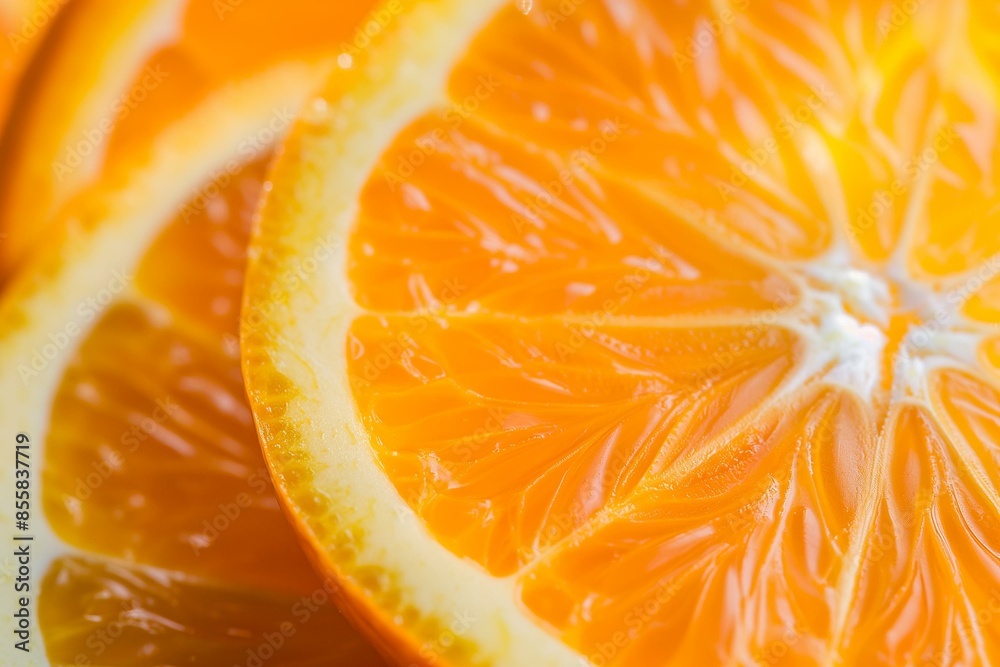 Close-up of Vibrant Orange Slices