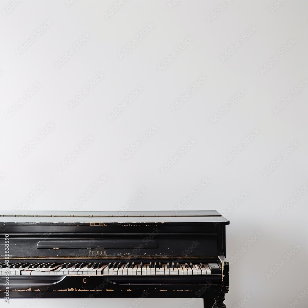 piano in plain background piano in plain background