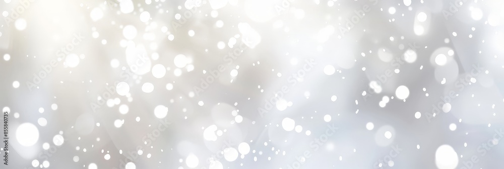 Abstract Blurred White Lights Background