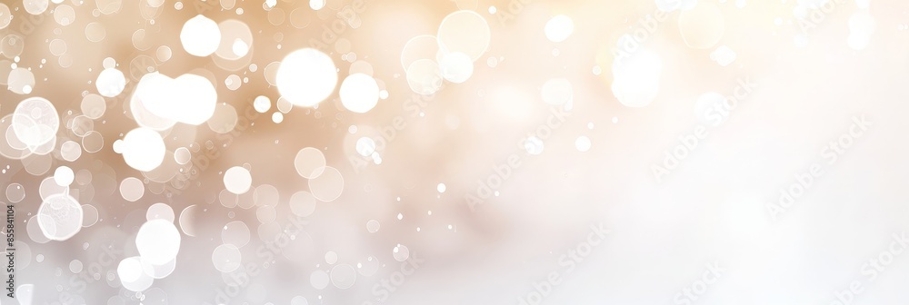 Abstract Bokeh Background with White and Beige Abstract Bokeh Background with White and Beige