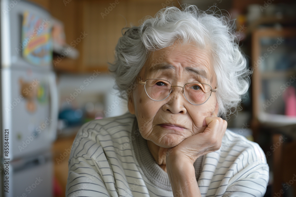 困っている老人 困っている老人