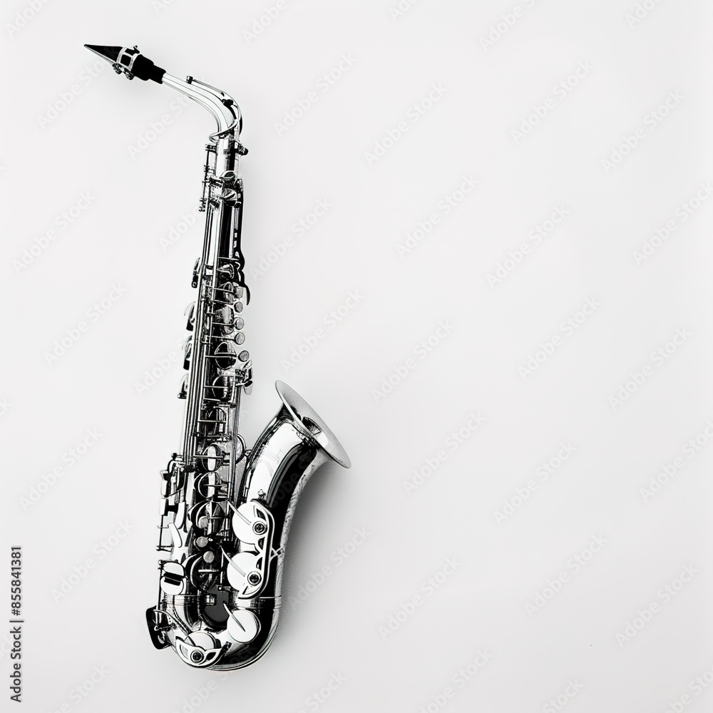 Obraz premium saxophone in plain background