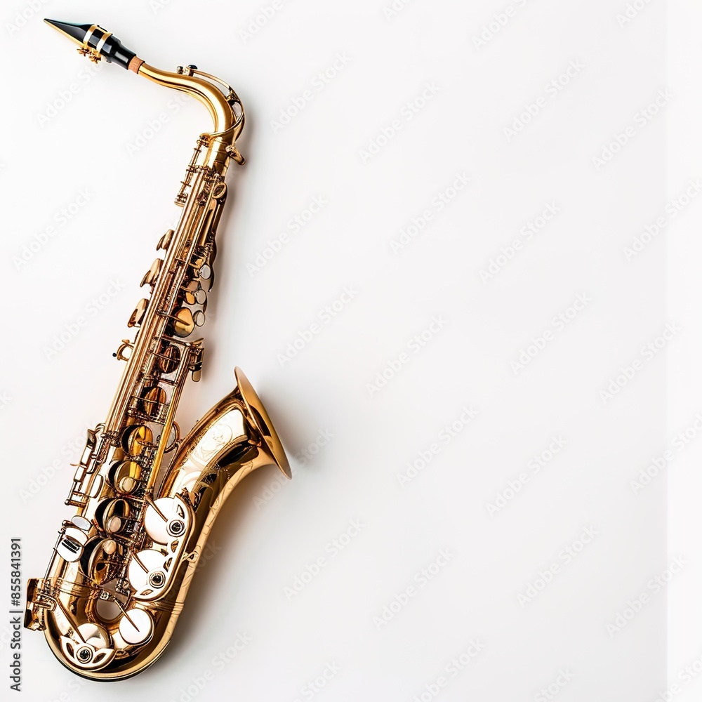 Obraz premium saxophone in plain background