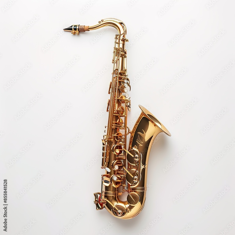 Obraz premium saxophone in plain background