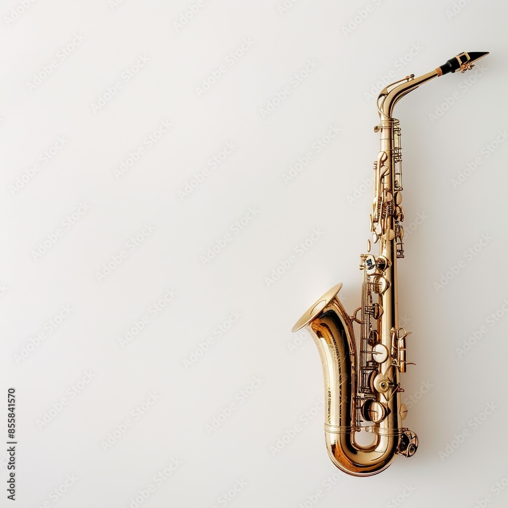 Obraz premium saxophone in plain background