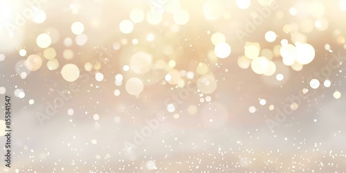 Sparkling Gold and White Abstract Background
