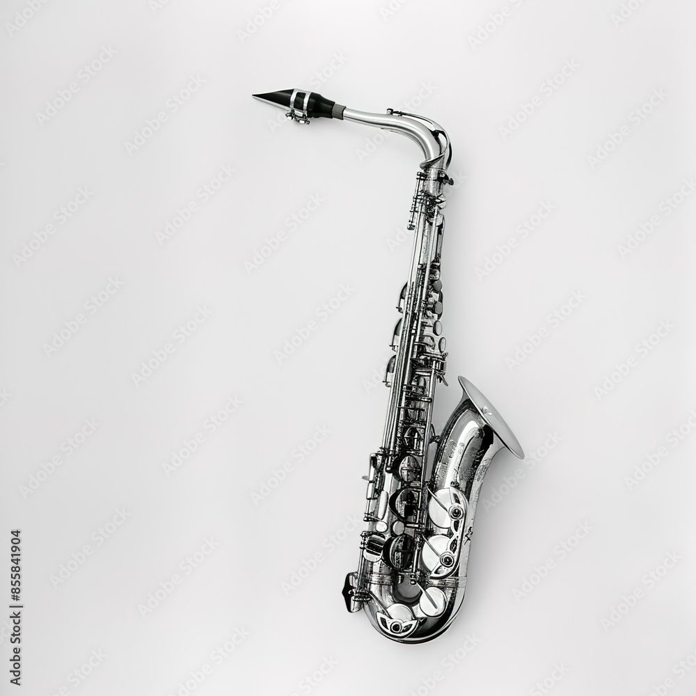 Obraz premium saxophone in plain background