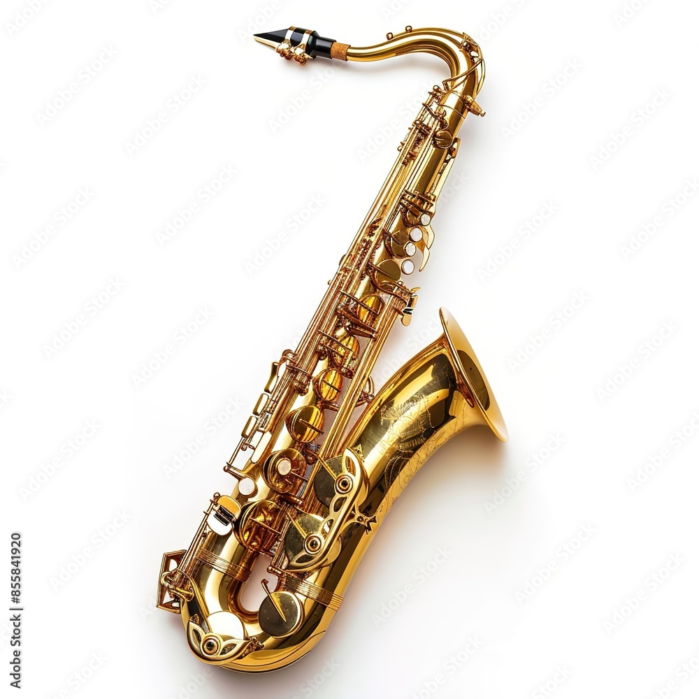Obraz premium saxophone in plain background