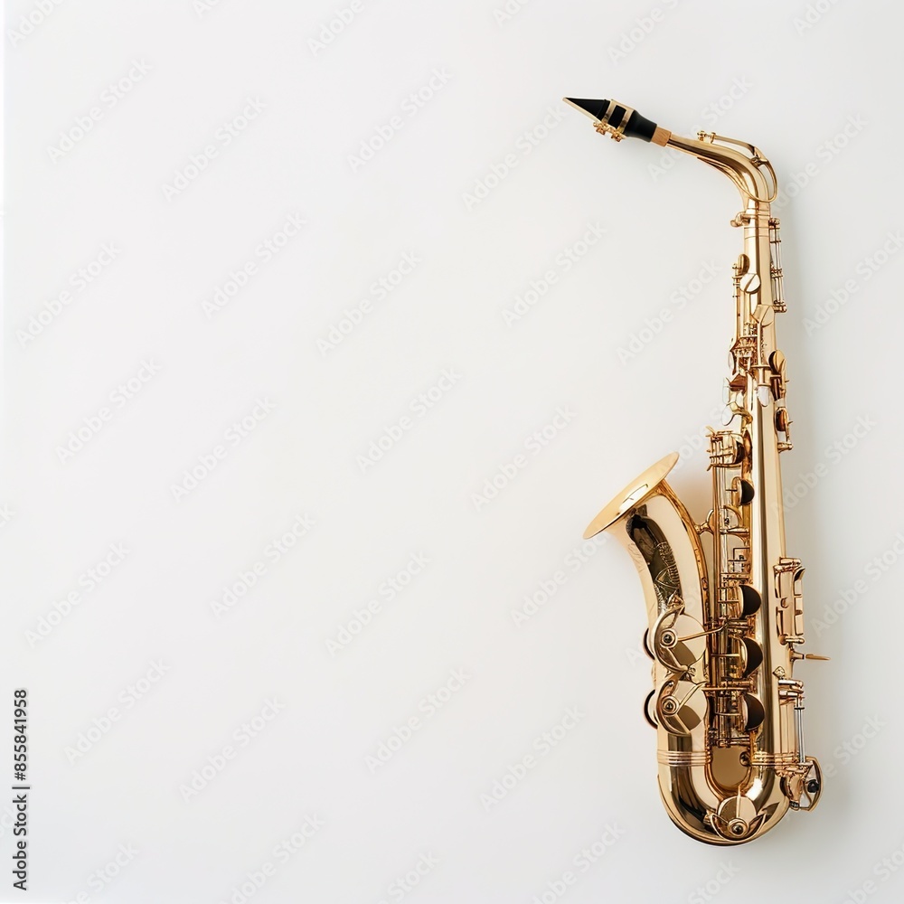 Obraz premium saxophone in plain background