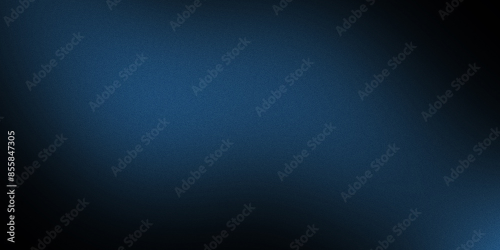 Grainy textured dark blue gradient background with vignette effect Grainy textured dark blue gradient background with vignette effect