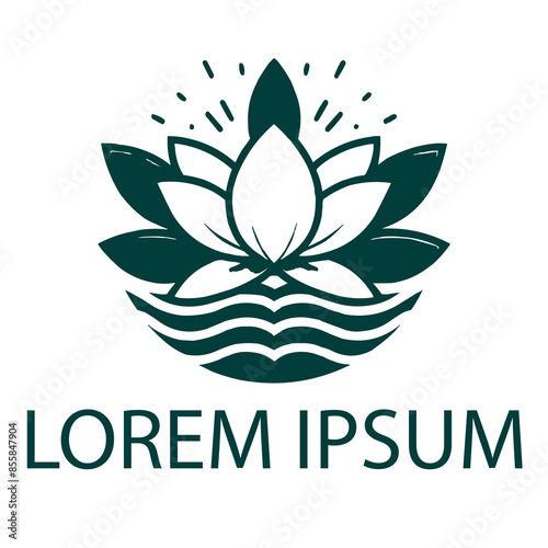 A spa logo on white background