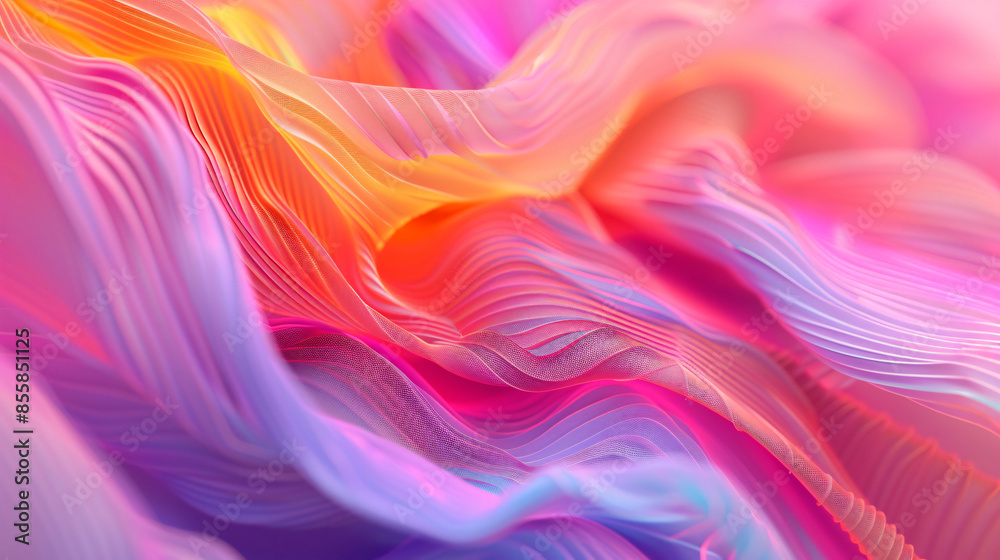 A warped and distorted grid pattern filled with gradients of warm pinks and oranges, reminiscent of temple murals depicting royal courts and ceremonies. A warped and distorted grid pattern filled with gradients of warm pinks and oranges, reminiscent of temple murals depicting royal courts and ceremonies.