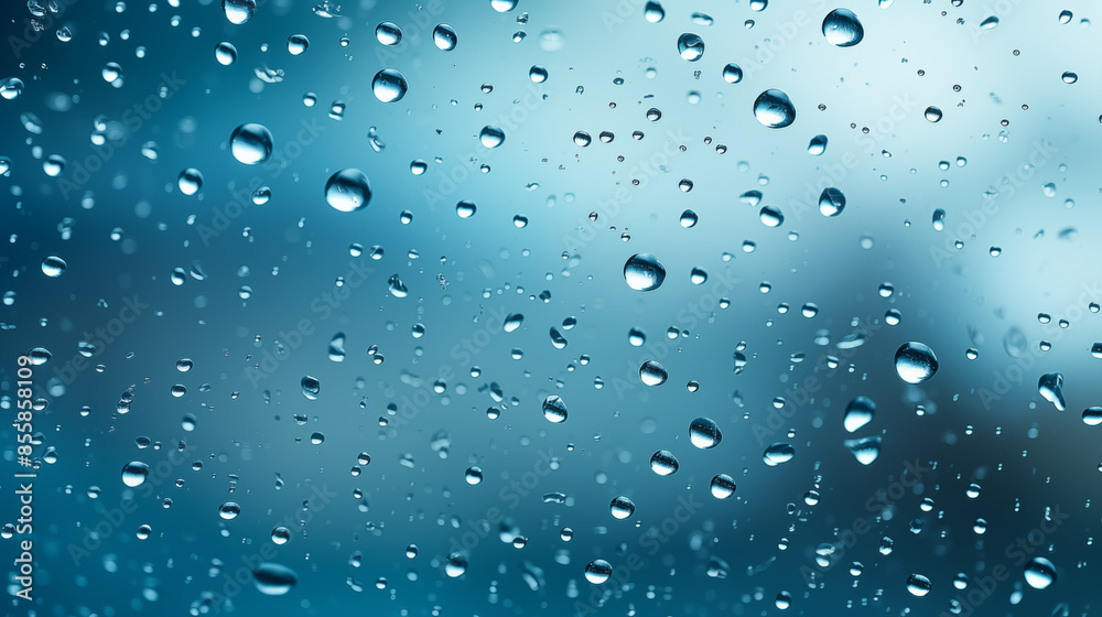 Rain on glass. Rain drops on window Rain on glass. Rain drops on window