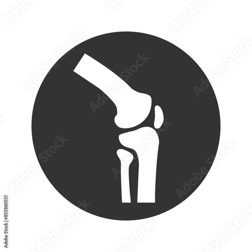 Joint Icon Symbol. Premium Quality Isolated Knee Element In Trendy Vector Style