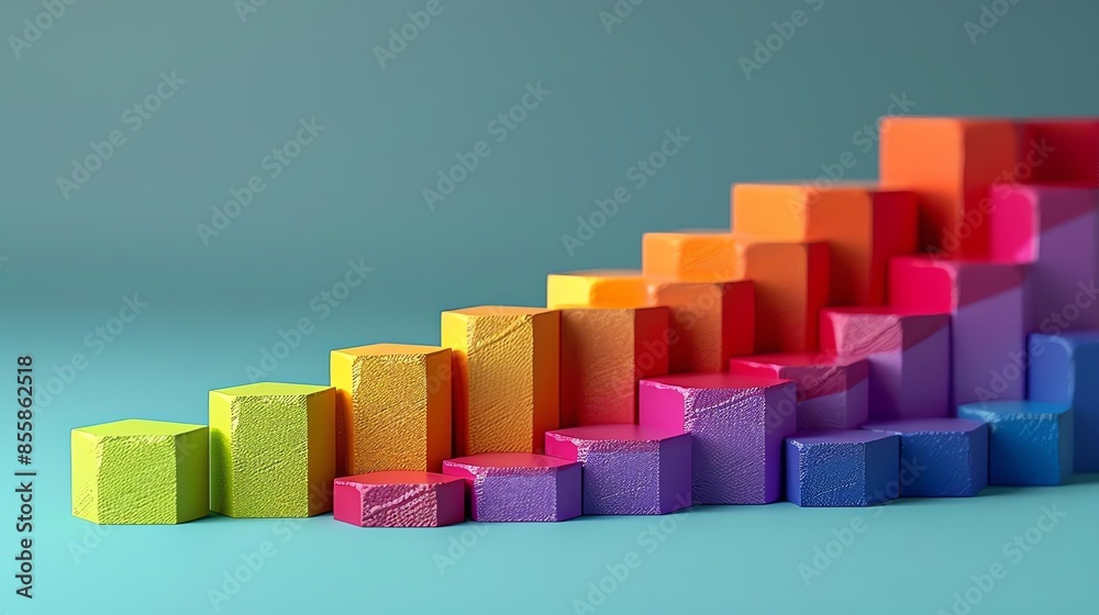 Obraz premium Compound Interest Table 3D table showing different compounding intervals