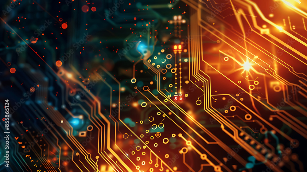 Fototapeta premium abstract technology background