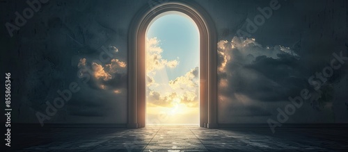 Door to Heaven. Arched pass...